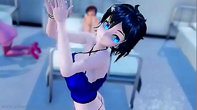 Seductive Hentai Babe Entices with Sultry Dance Before Steamy 3D Action