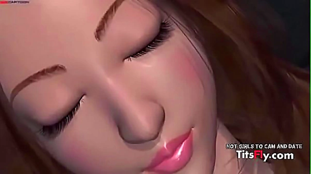 voluptuous Anime Beauty Engages in Steamy 3D Porn Game Action