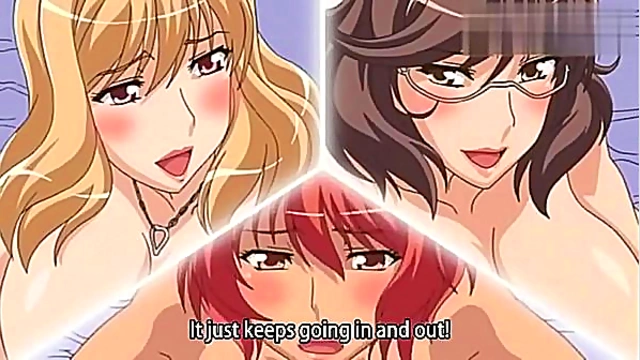 voluptuous milf takes center stage in uncensored HMV hentai ahegao scene