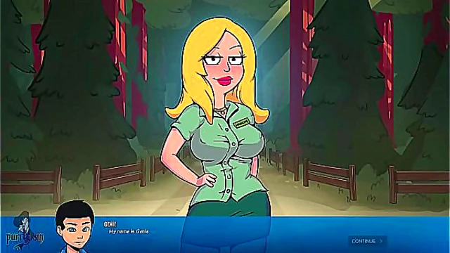 Teen 18+  from Camp Pinewood Orgasm in Sinful Anime Game Adventures