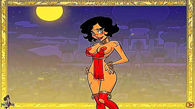 Princess Jasmine Embraces Her Desires in an Erotic Anime Training Session