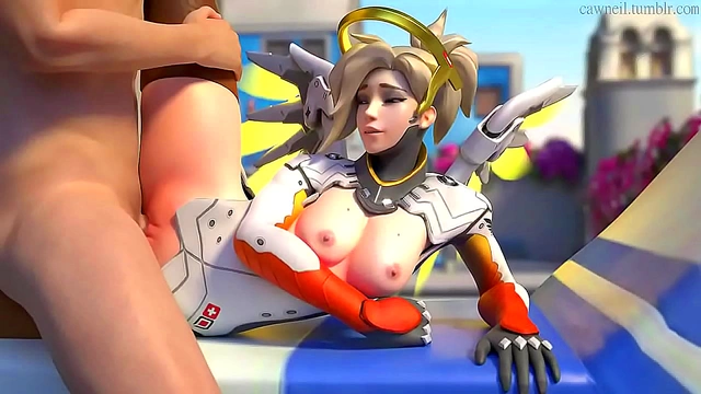 Mercy Relishes Intense Pleasure with Massive Cock in Hot Overwatch Anime