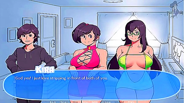MILF Slave Moans Intensely During Snowy Doggy Style Orgasms in Hentai Anime