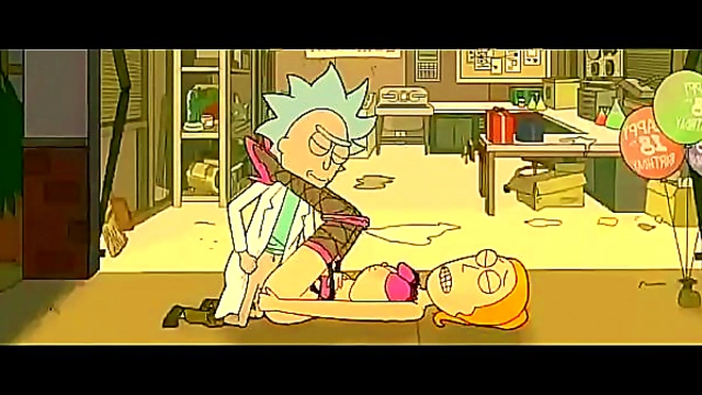 Rick from Rick and Morty Conquers a Sultry Anime World with Wild Seduction