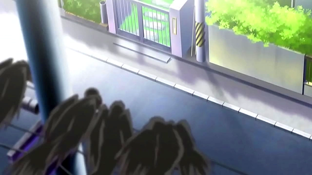 Innocent Virgin Teen 18+ Pleasured by Sempai in Steamy Anime Threesome Creampie