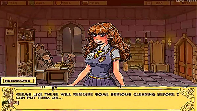Teen 18+ Witch Tempts in School Uniform for Pleasure-Filled Slave Training