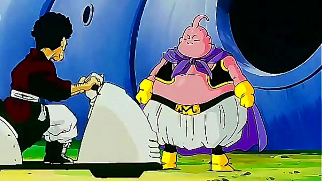 Majin Buu Finds Joy with His New Puppy in Cuddle-Filled DBZ Adventures