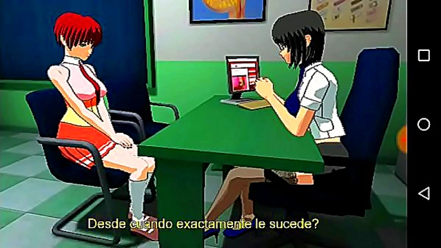 Teen 18+ Seductress Receives Steamy Cosplay Exam from MILF Doctor in Anime Erotica