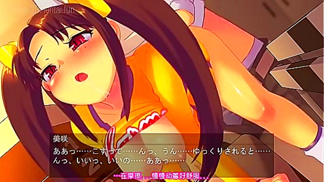Cheerleader Delivers Steamy Hentai Gymnastics Seduction Show