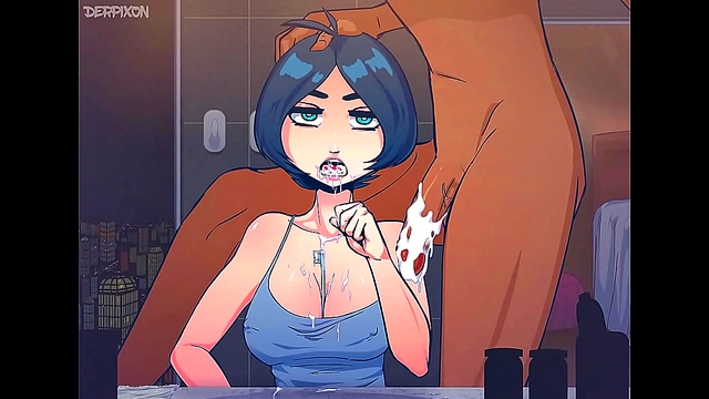 Time Freezes for Mind-Blowing 3D Anime Monster blowjob & Wild Sex Adventure