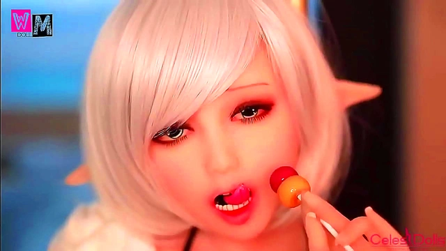 Anime Elf Doll Craves Intimate Pleasure in Erotic Japanese Teen 18+ Adventure