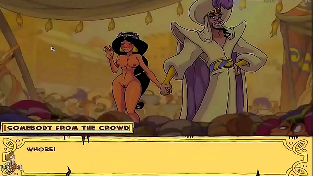 Princess Jasmine Enjoys Steamy Outdoor Pleasure in Animated Porn Adventure