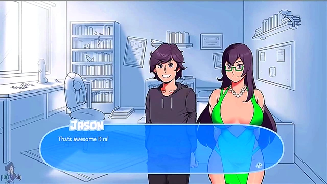 Sensual Teen 18+ Milf Takes Control in Steamy Snowy Anime Fantasy Scene