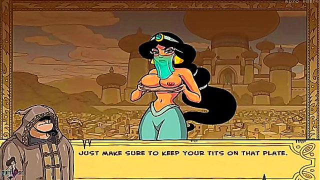 Princess Jasmine Submits to Pleasure inSteamy Slave Sex with Desire-Filled Master