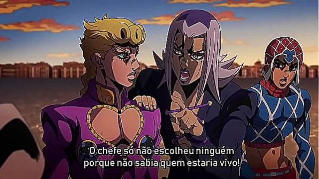Vento Aureo – JoJo’s Bizarre Adventure Ep. with Subtitled Hentai Action