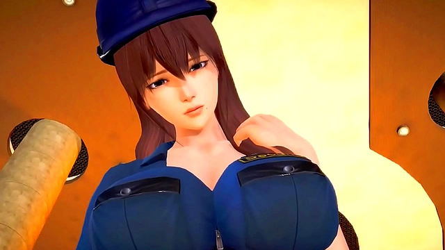 Sensual Policewoman Rides Gentle Cock to Ecstatic Climax in Steamy 3D HentaiFantasy