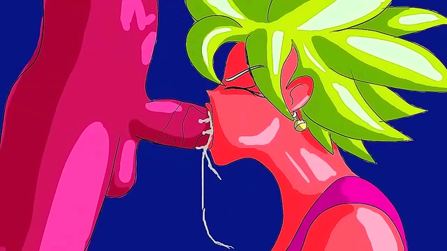 Kefla Pleasures Goku with Intense Deepthroat in Super Saiyan Erotic Session