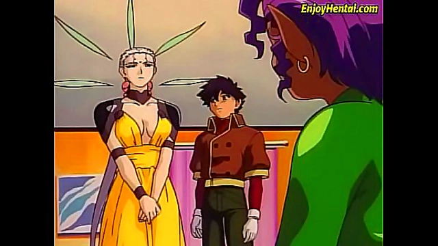Anime Couple Embarks on a Sensual Spaceship Adventure Together