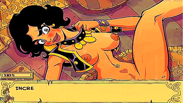 Princess Jasmine’s steamy threesome with big-cock Genie ignites explosive pleasure
