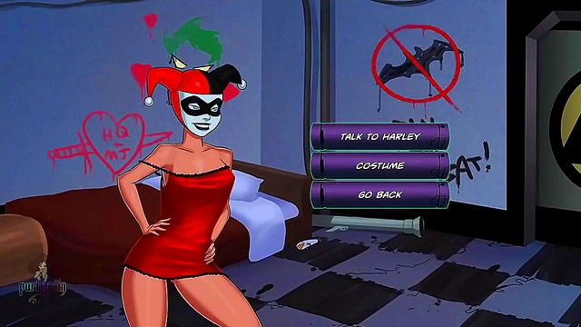 Harley Quinn Dances and Tempts BatGirls 18+ into Steamy Seduction in DC Hentai Scene