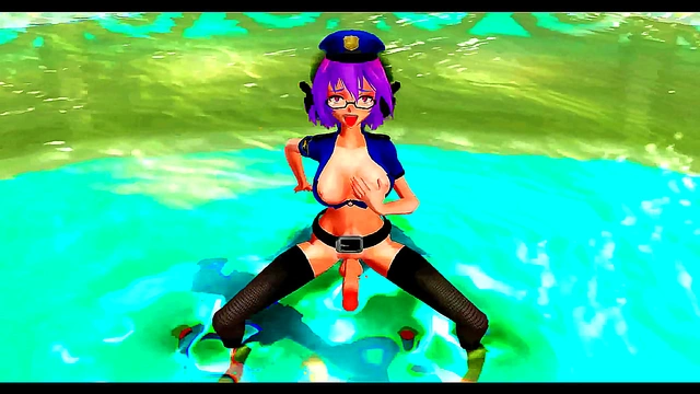 Futanari Dancers Tempt with Tails in Sensual Anime Performance