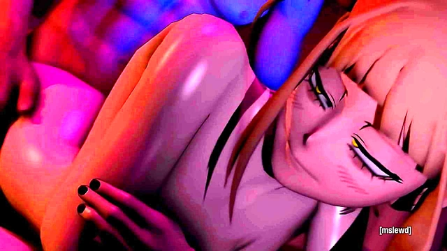 Wet Toga Finds Pleasure in Intimate 3D My Hero Academia SFX Scene