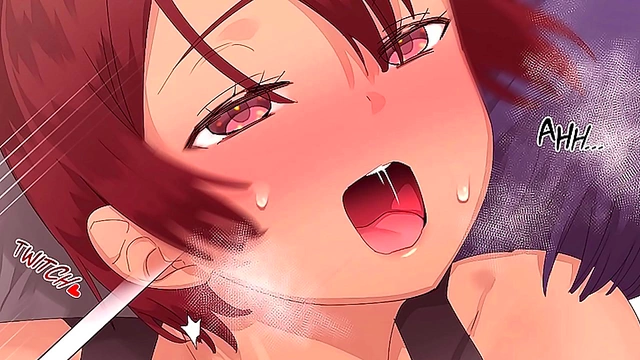 Seductive Redhead Step-StepMom Teacher Yields to Forbidden Desires in Anime Scene