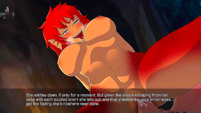 Redhead Mummy Domina-Torres Big-Busted Anime Sex with Slime Dragon CowGirls 18+