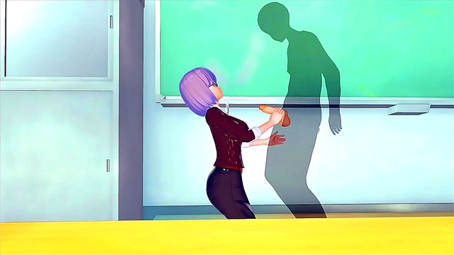 Sensual Female Teacher Enjoys Ecstatic Pleasure in Kinky 3D Hentai Adventure