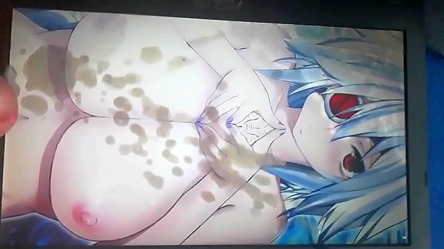 SoloBoy 18+ Unleashes Massive Cumshots on Busty BlazBlue Babe