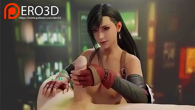 Tifa Lockhart Delivers Mind-Blowing Uncensored blowjob in FF7 Anime Scene