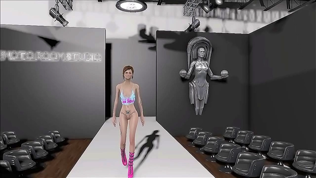 Teen 18+Brunette Struts Her Cute Boobs in Steamy Fallout 4 Anime Showcase