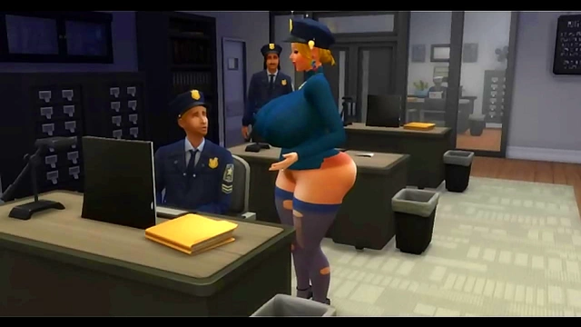 Blonde Wife Tempts Co-Worker for Secret Impregnation While Husband Watches