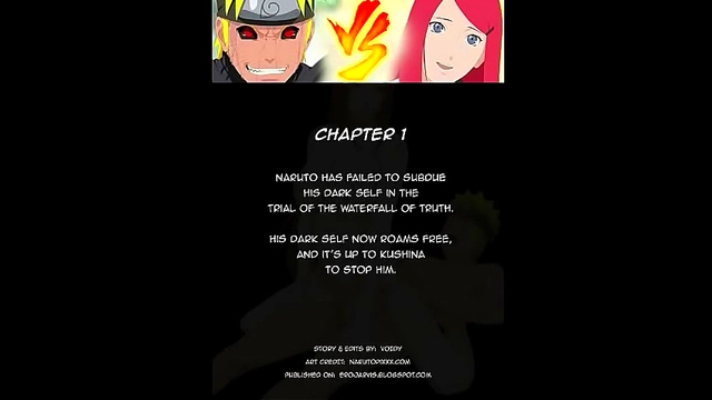 Kushina Succumbs to for an Intense blowjob in Erotic Hentai Manga