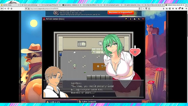 Sexy Big-Busted Anime Goddess Heals Nymphomania with Satisfying Creampie