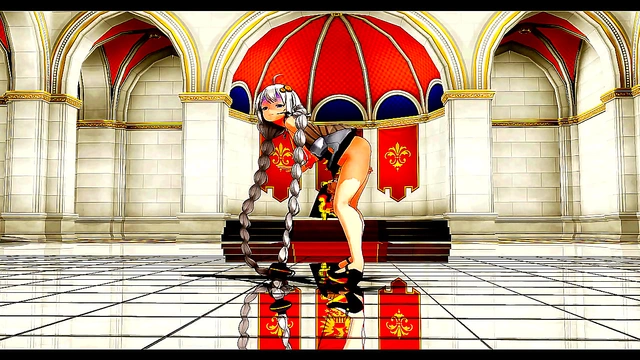 Seductive Half-Naked Anime Girls 18+ Dances to Sweet Dreams for Hot Action