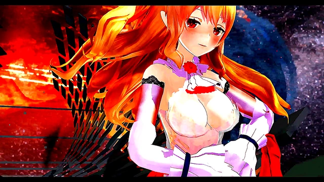 Sensual Anime Beauties Groove to Mesmerizing Beats in MMD Style Show