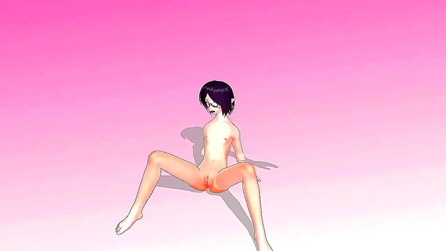 Seductive ScarfaceElf Charms in Mesmerizing 3D MMD Fantasy Scene