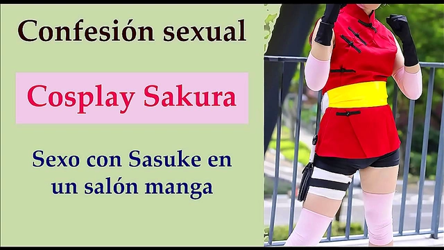 Pink-Haired Cosplayer Seduces in Sexy Sakura Outfit at Anime Con