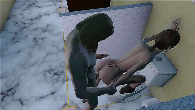 Skinny Teen 18+ Brunette Finds Pleasure Solo & Gets Fucked Doggy Style in Fallout 4 Bathroom