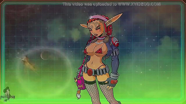 Princess Jasmine Pleasures Akabur Roughly in Alien Harem Training Scene