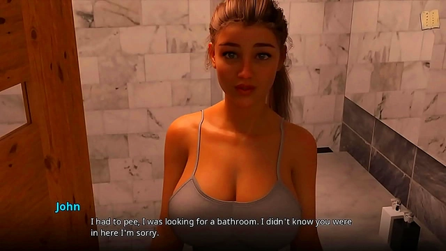 Big-Busted Manga Babe Tempts Nervous Gamer for Steamy Sexual Adventure