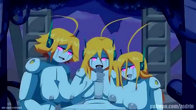 Cyborg Seduction – Steamy Robot & Octopus Group Sex Adventures