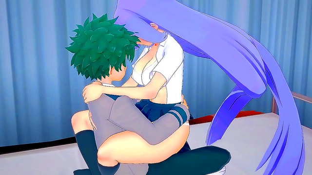 Nejire Hado Shows Izuku Midoriya His Deepest Desires in My Hero Academia Scene