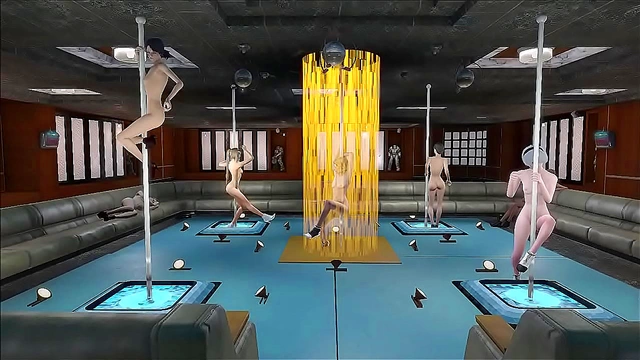 Sultry Anime Maidens Entice with Sensual Pole Dancing in Fallout 4 Hentai