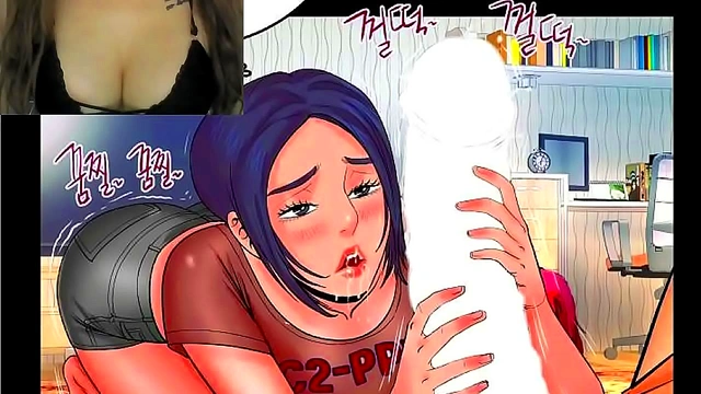 BustyTeen 18+ Step-Aunt Uses Manga Magic for Steamy Seduction in Anime Chap 32