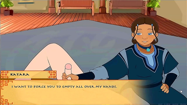 Katara Pleasures the Avatar Trainer with Sensual Hand Job in Steamy Hentai Scene