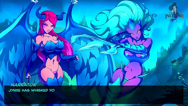 Blue-Haired Anime Girls 18+ Enjoys Wild Monster Sex & Explosive Orgasm