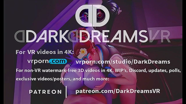 Widowmaker’s Curvy Delights Shake in Heated VR Doggy Style Threesome Action
