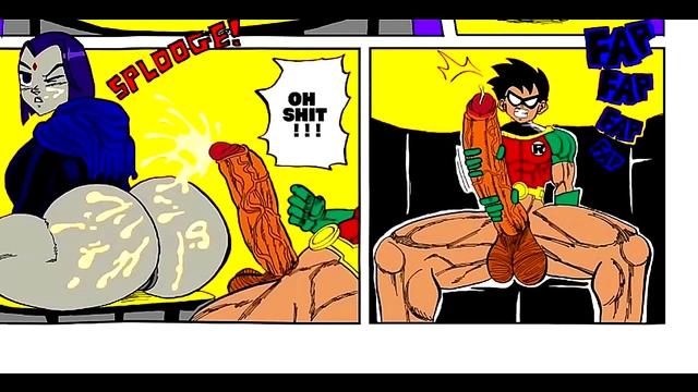 Raven & Starfire Indulge in Steamy Big-Cock Adventures in Teen 18+ Titans Hentai